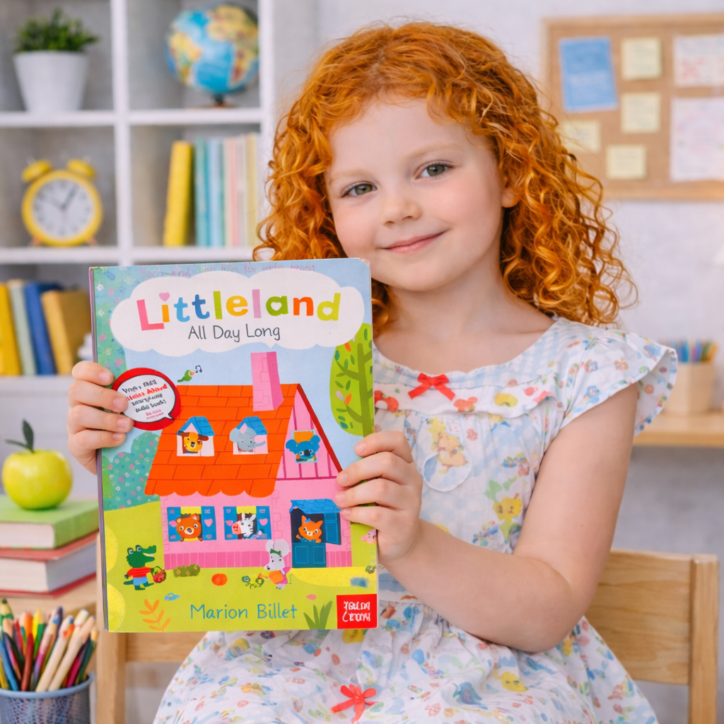 Littleland All Day Long – Illustrated Story Book for Kids