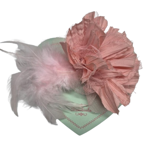 Blush Bloom Feather Brooch