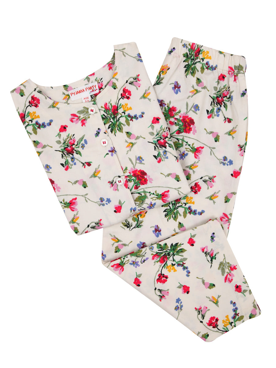 Summery printed Cotton Nightsuit set by Pyjama :Party