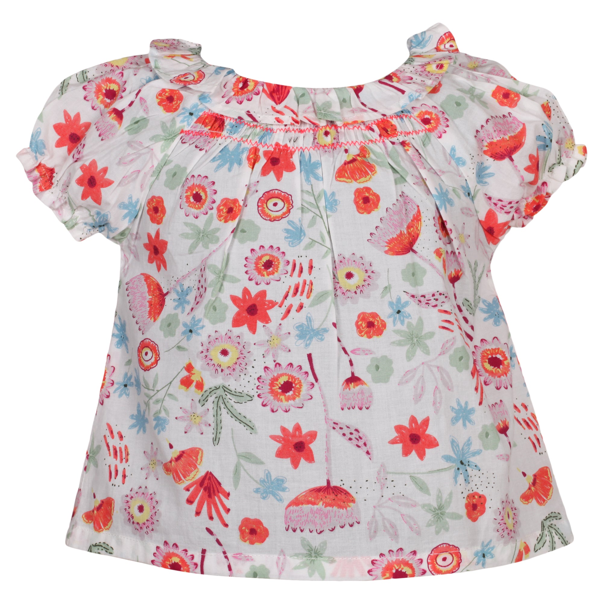 Florence Floral Print Top