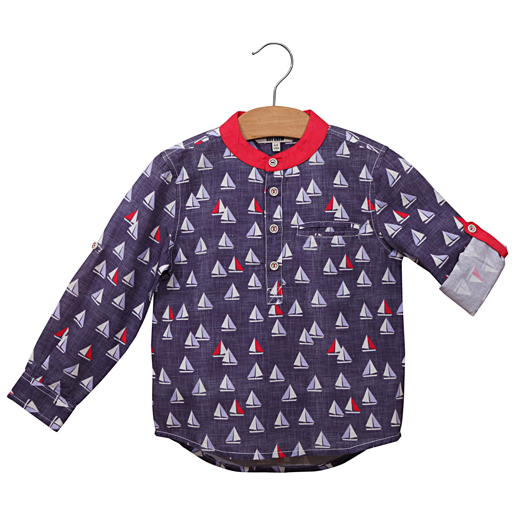 Navy Sailboat Shirt by Boy Crew