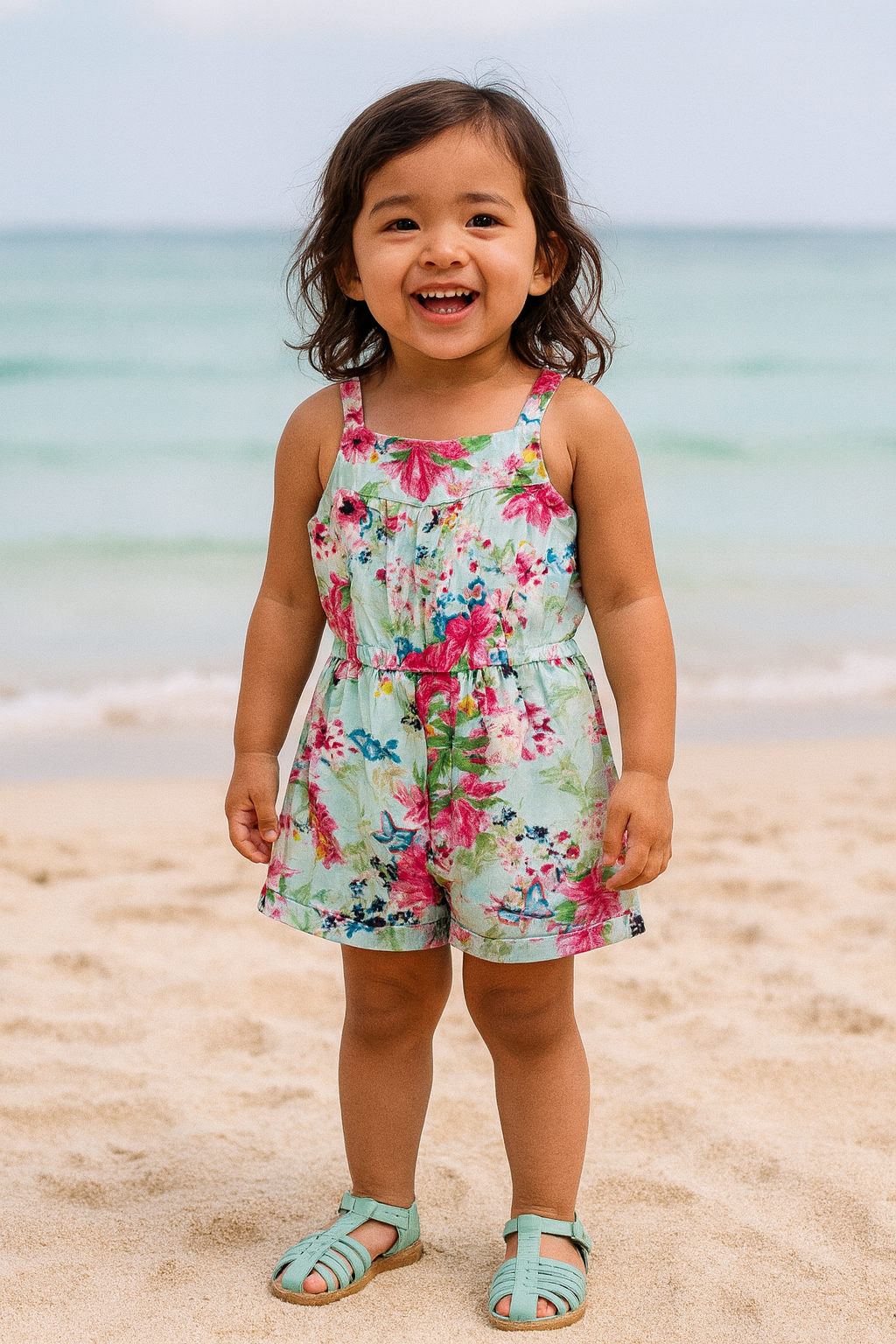 Floral Printed Playsuit