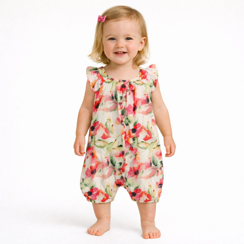 Floral Printed Romper