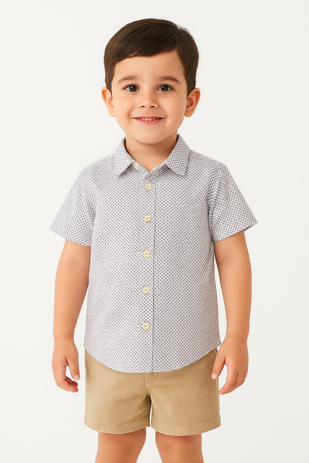 Micro Print Shirt by Boy Crew