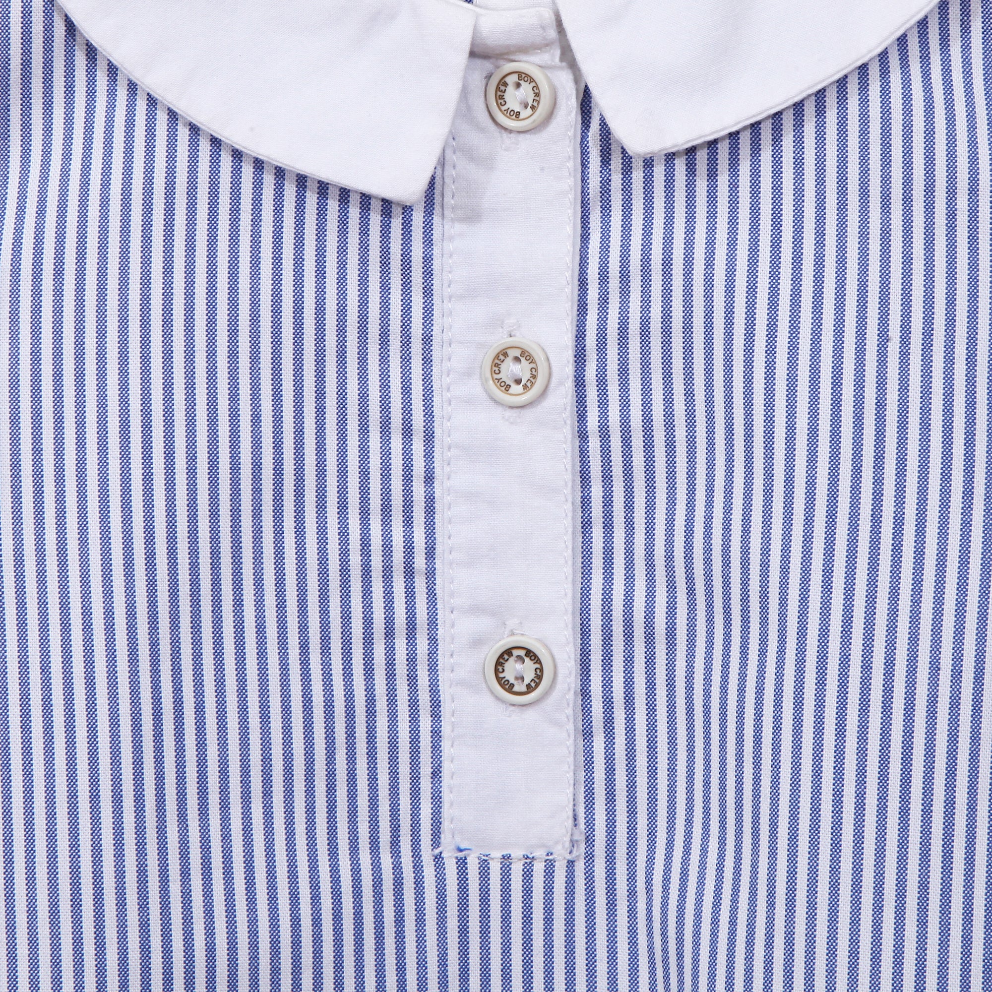 Blue and white stripe baby romper/ playsuit