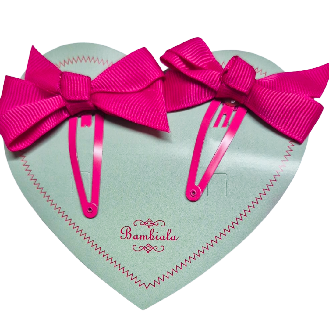 Grosgrain Ribbon Bow Hair Clips