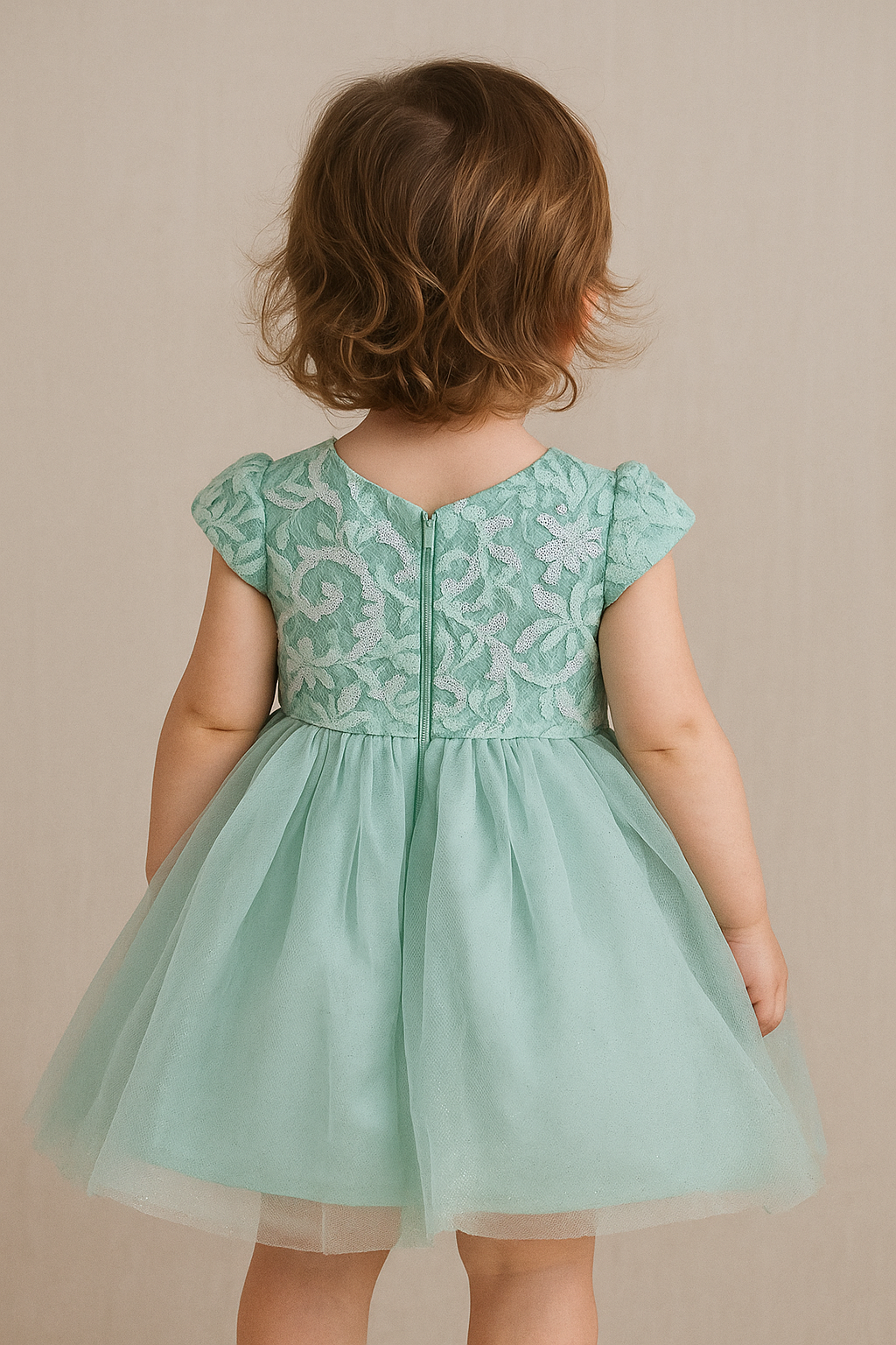 Mint Sparkle Party Dress